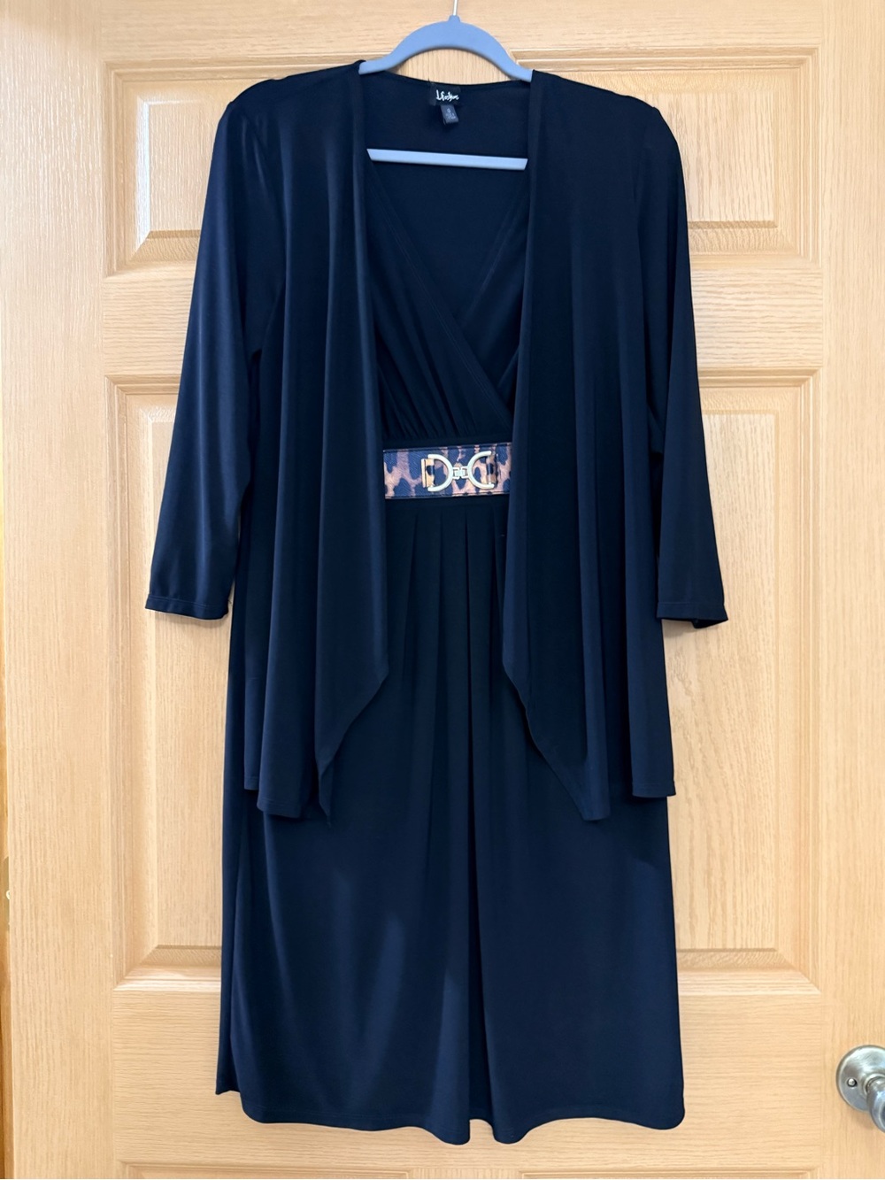 SL Fashions Black Dress or Skirt Panel